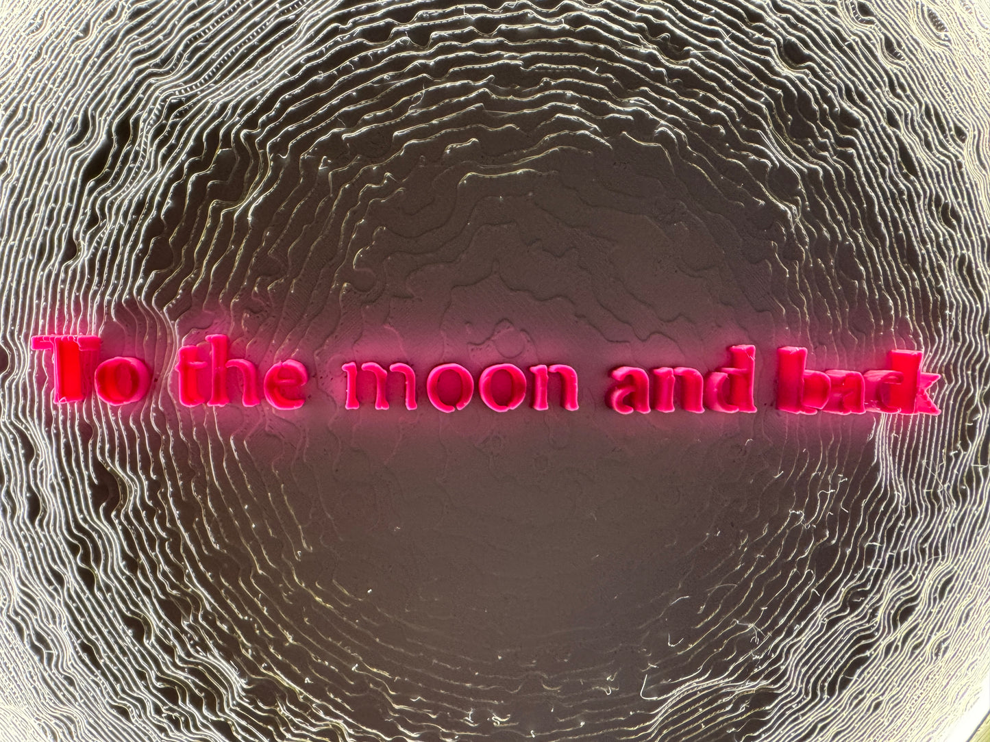 To the Moon and Back | Lampada LED 3D OROTECH3D