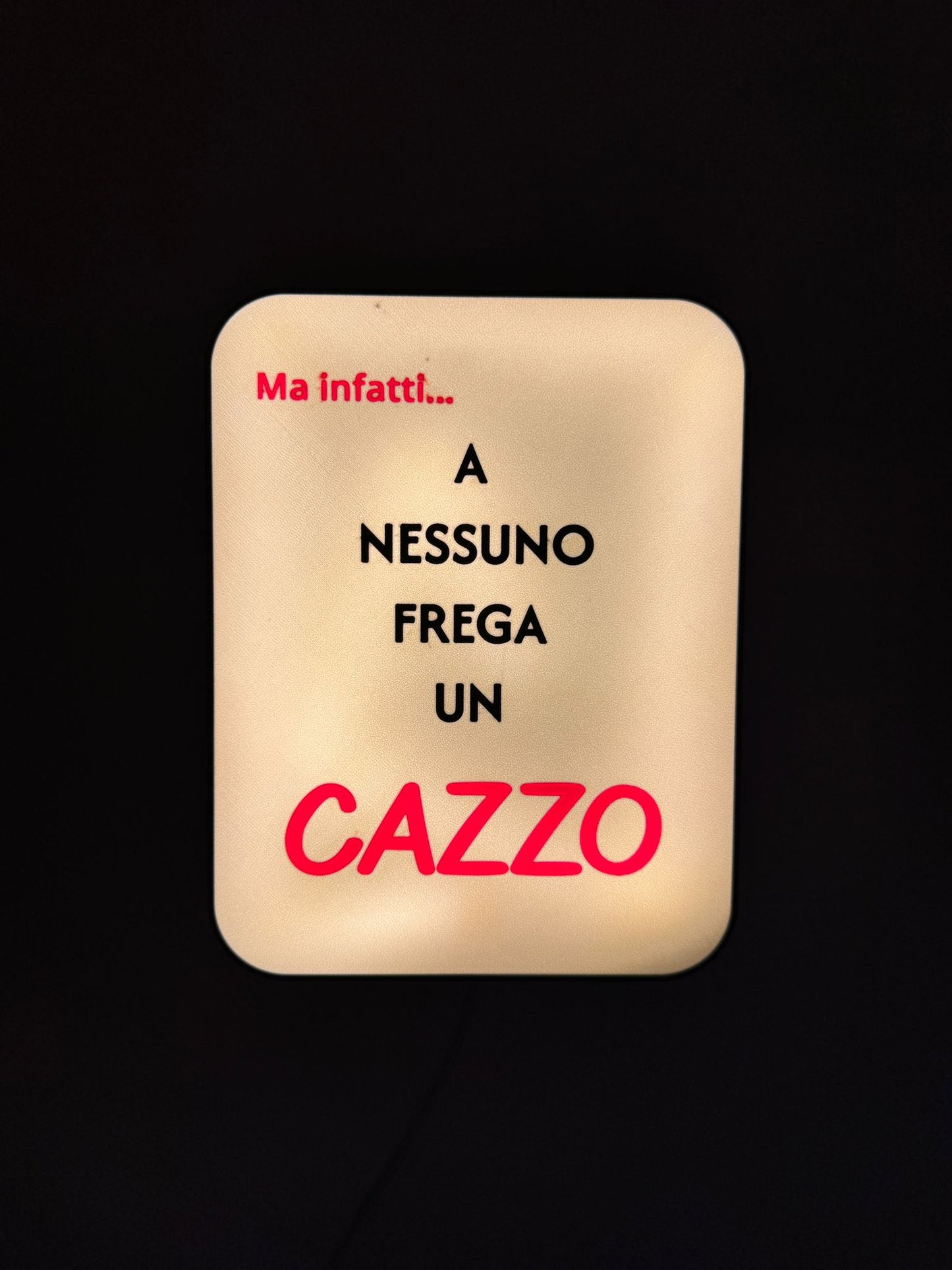 LAMPADA 3D "Non Frega a Nessuno"